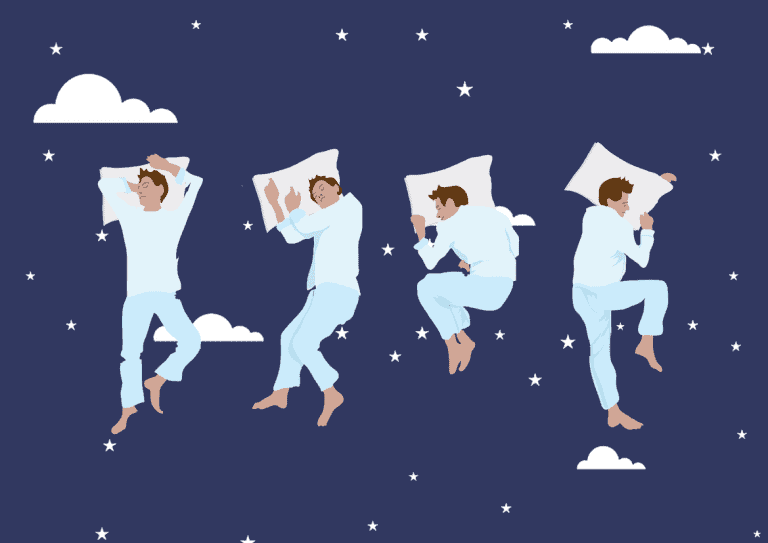 Sleep position - Illustration Sleep Position - Illustration