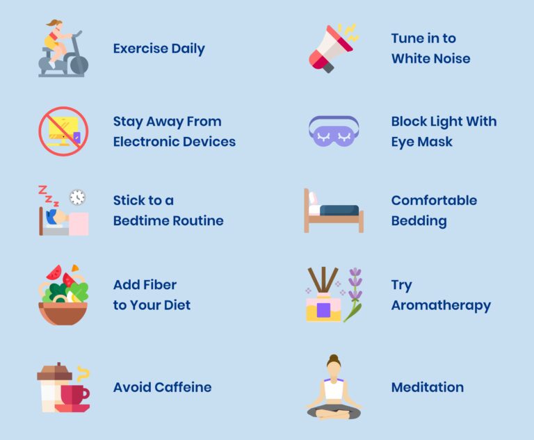 Tips For Getting More Deep Sleep Illustration