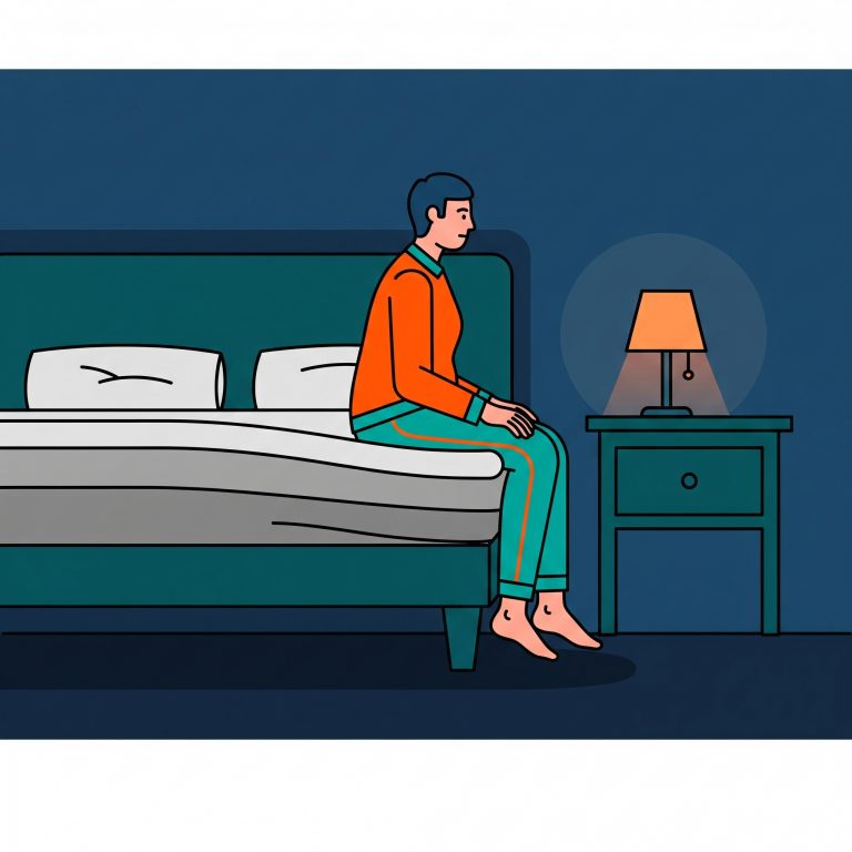 Mattress Edge Support illustration of mattress edge support, showing a person sitting at the edge of the mattress